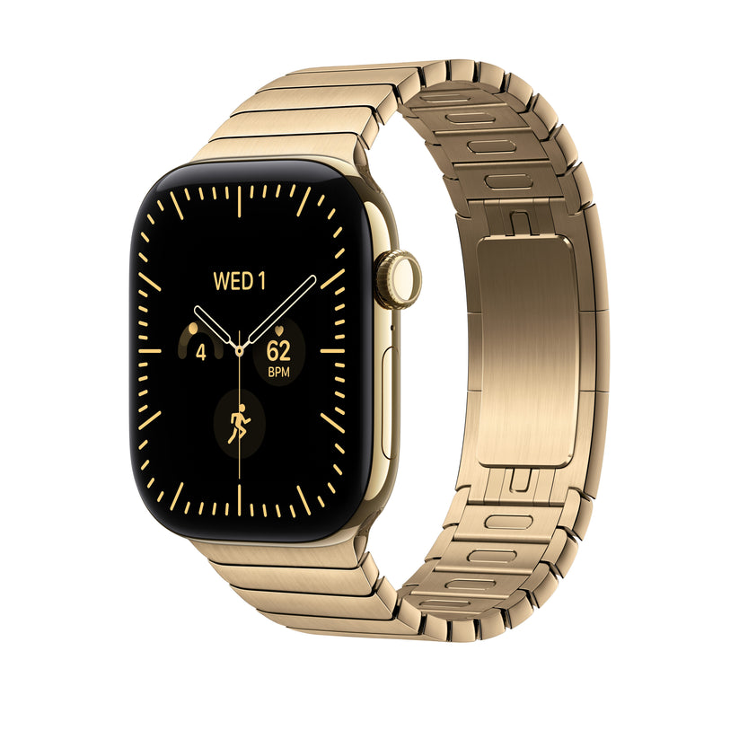 Bracelete de elos ouro radiante de 46 mm