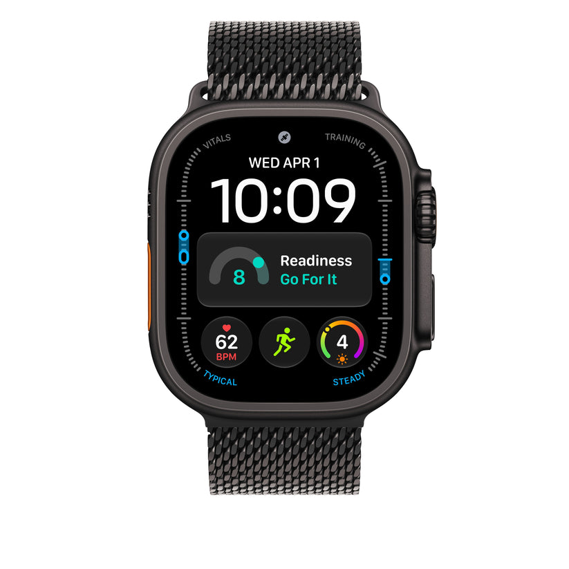 Loop milanesa em titânio preto de 49 mm - S