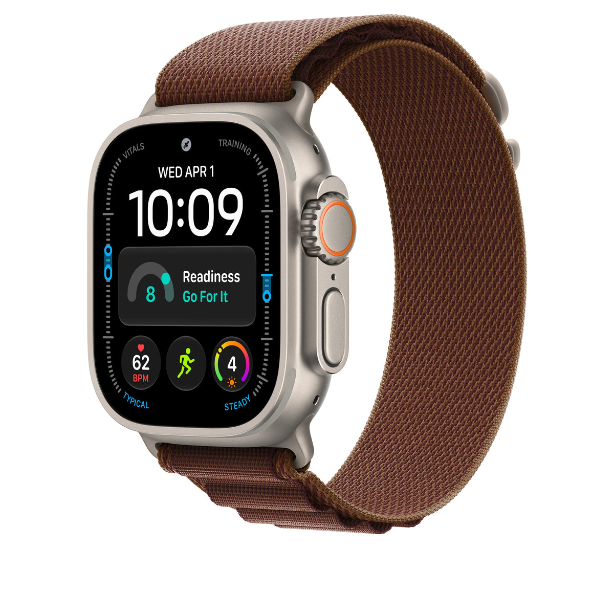 Loop Alpine bordô de 49 mm - S - acabamento em titânio natural