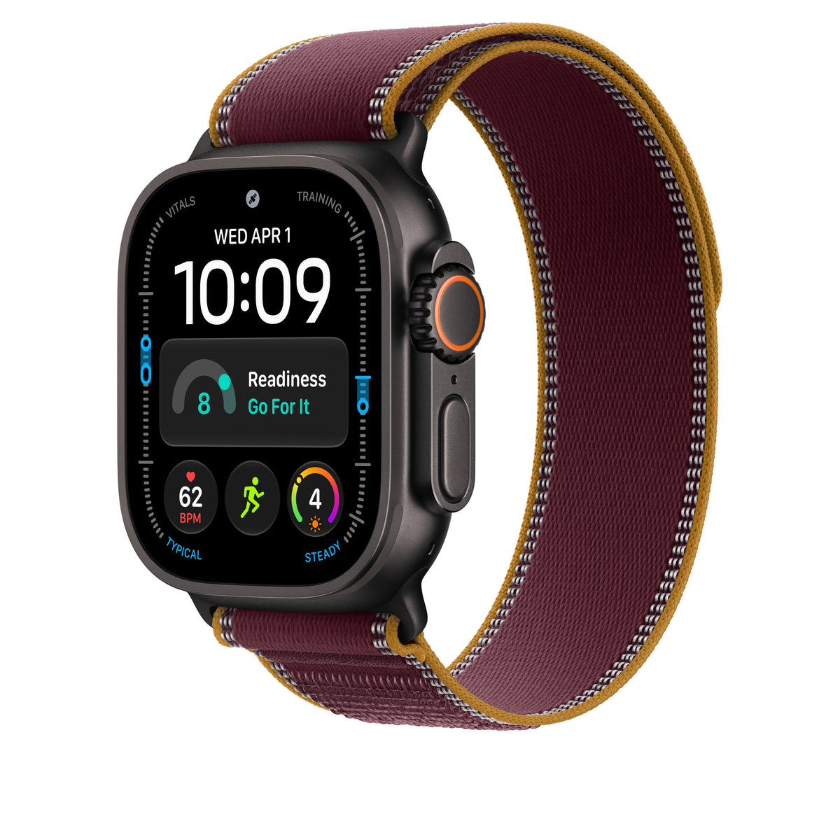 Loop Trail bordô de 49 mm - S/M - Titânio preto