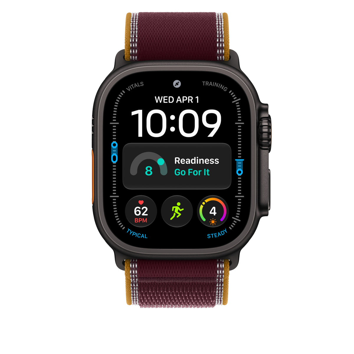 Loop Trail bordô de 49 mm - S/M - Titânio preto