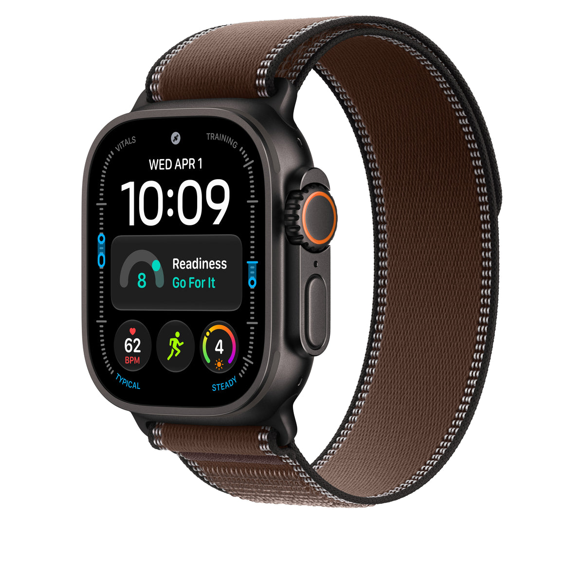 Loop Trail umbre escuro de 49 mm - M/L - Titânio preto