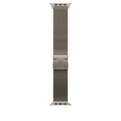 Loop milanesa em titânio natural de 49 mm - L