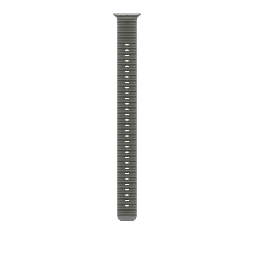 Extensão para Bracelete Ocean preto translúcido de 49 mm - Titânio natural