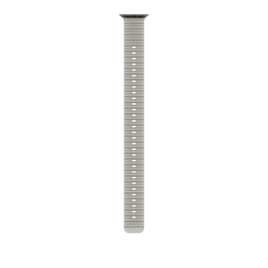 Extensão para Bracelete Ocean cinzento translúcido de 49 mm - Titânio preto
