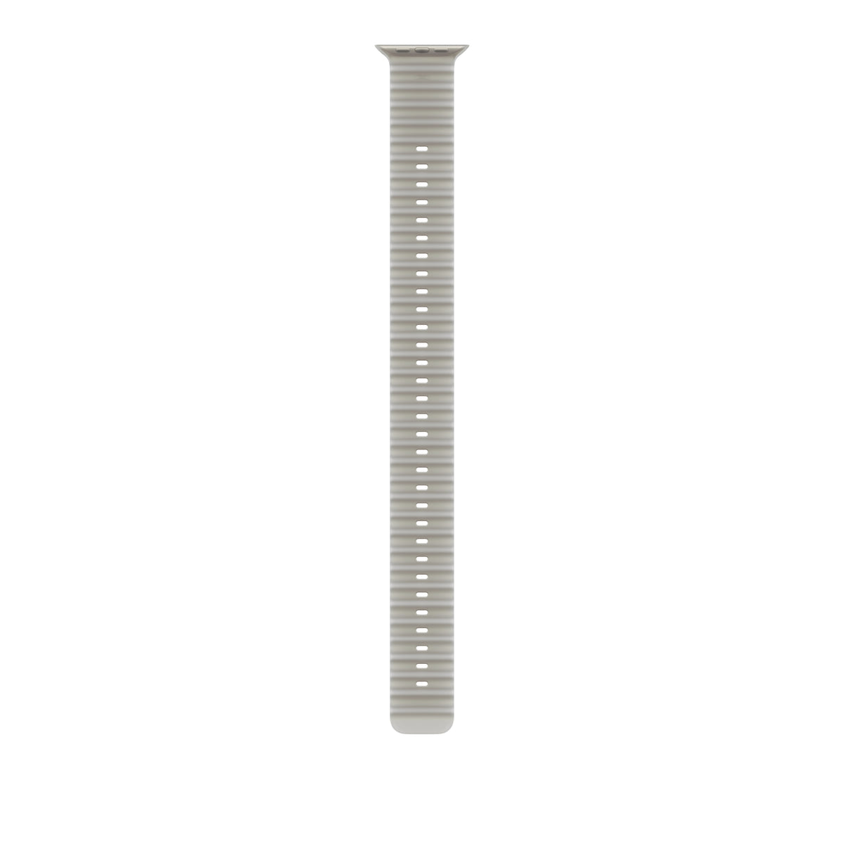 Extensão para Bracelete Ocean cinzento translúcido de 49 mm - Titânio natural