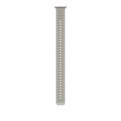 Extensão para Bracelete Ocean cinzento translúcido de 49 mm - Titânio natural