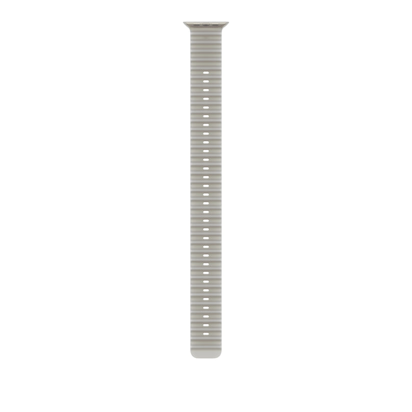 Extensão para Bracelete Ocean cinzento translúcido de 49 mm - Titânio natural