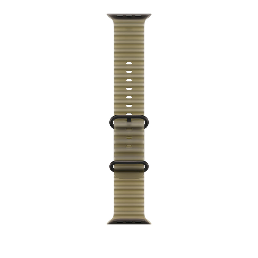 Bracelete Ocean Kelp translúcido de 49 mm - Titânio preto