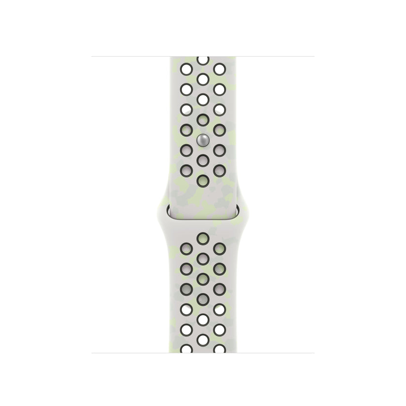 Bracelete desportiva Nike branco Essential de 40 mm - M/L