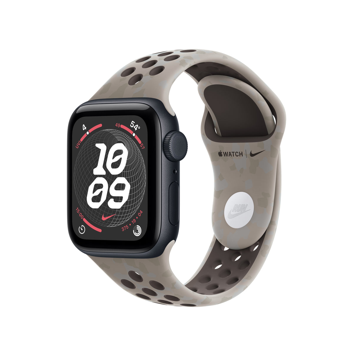 Bracelete desportiva Nike cinzento Pavement de 40 mm - M/L