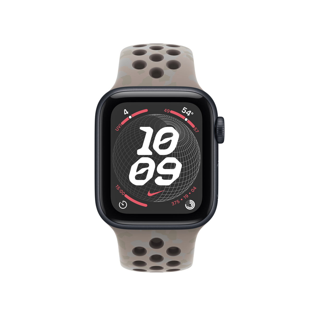 Bracelete desportiva Nike cinzento Pavement de 40 mm - M/L