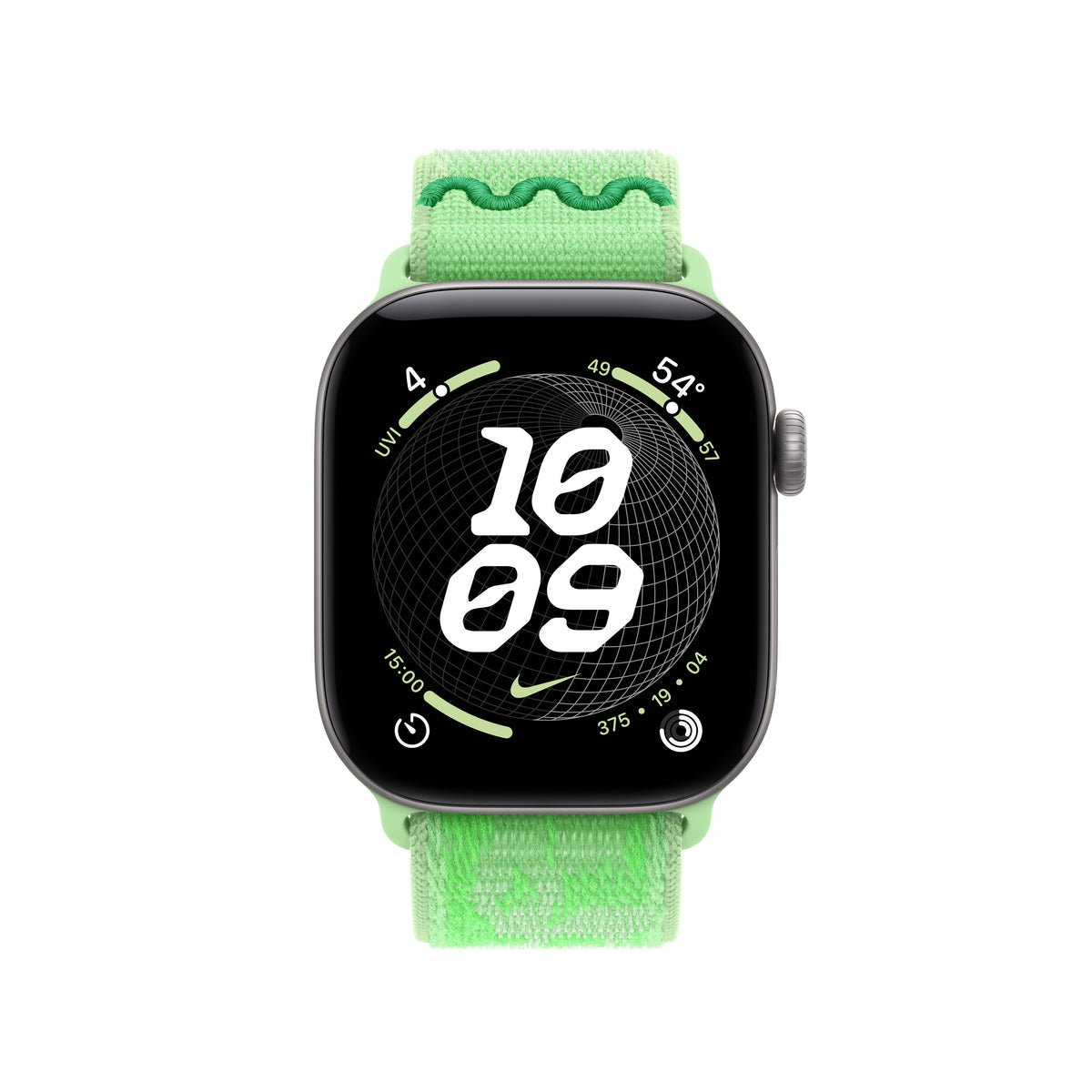 Loop desportiva Nike verde Spark de 42 mm