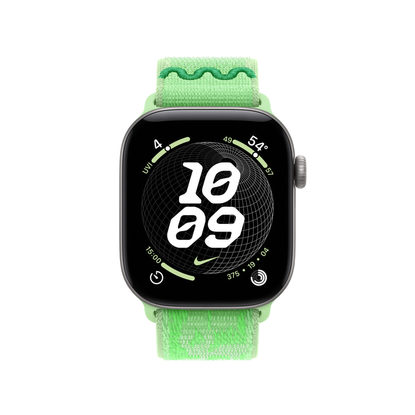 Loop desportiva Nike verde Spark de 42 mm