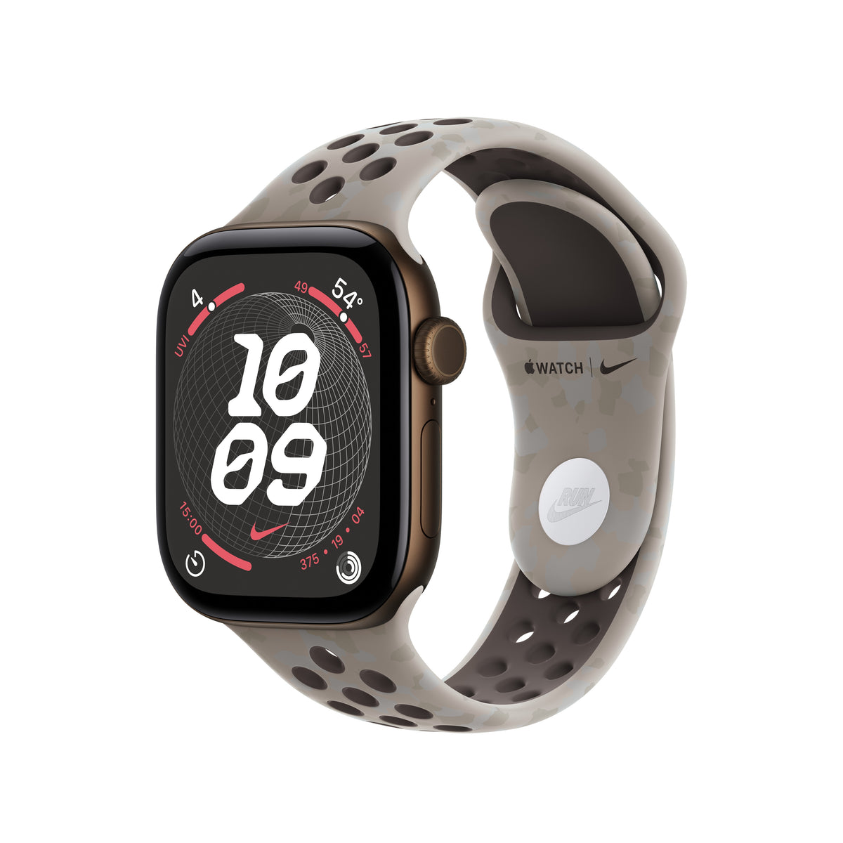 Bracelete desportiva Nike cinzento Pavement de 42 mm - M/L