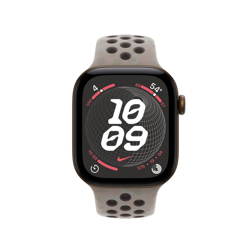Bracelete desportiva Nike cinzento Pavement de 42 mm - M/L