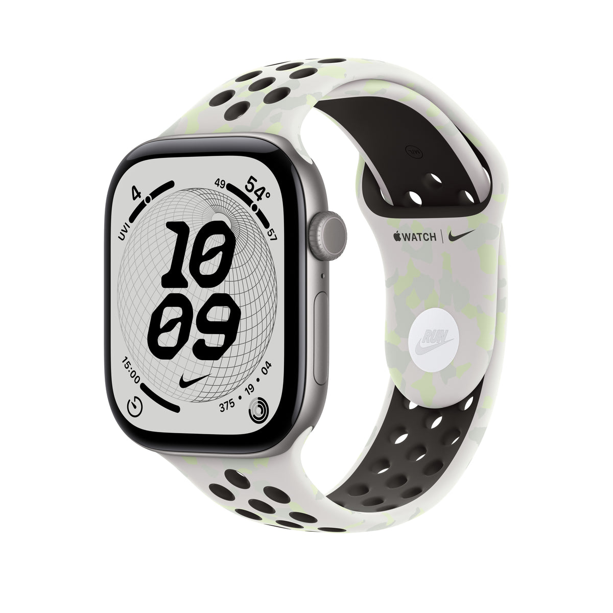 Bracelete desportiva Nike branco Essential de 46 mm - M/L