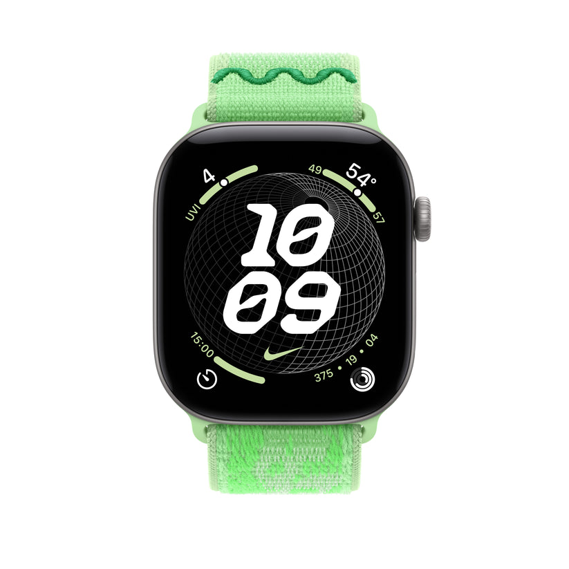 Loop desportiva Nike verde Spark de 46 mm