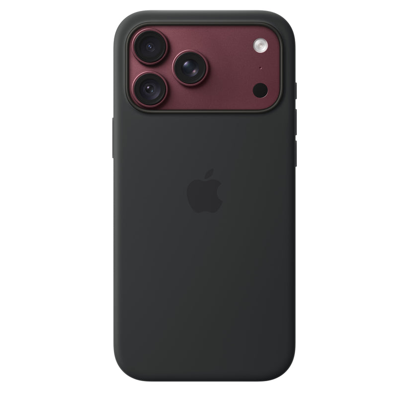 Capa em silicone com MagSafe para iPhone 18 Pro Max - Preto