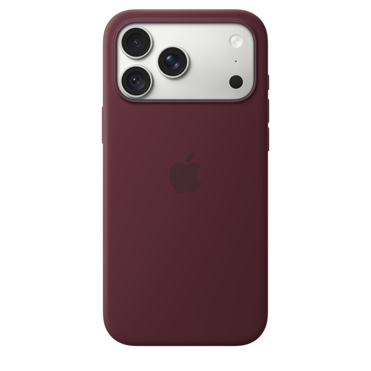 Capa em silicone com MagSafe para iPhone 18 Pro Max - Bordô