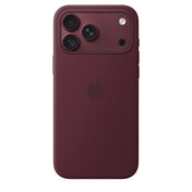 Capa em silicone com MagSafe para iPhone 18 Pro Max - Bordô