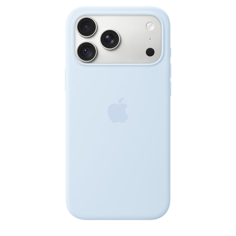Capa em silicone com MagSafe para iPhone 18 Pro Max - Azul fresco