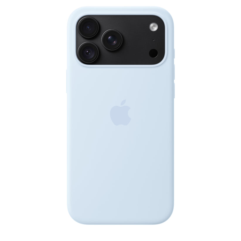 Capa em silicone com MagSafe para iPhone 18 Pro Max - Azul fresco