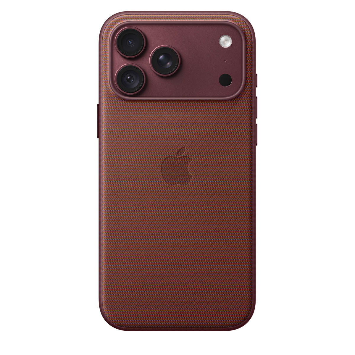Capa em tecido TechWoven com MagSafe para iPhone 18 Pro Max – Bordô