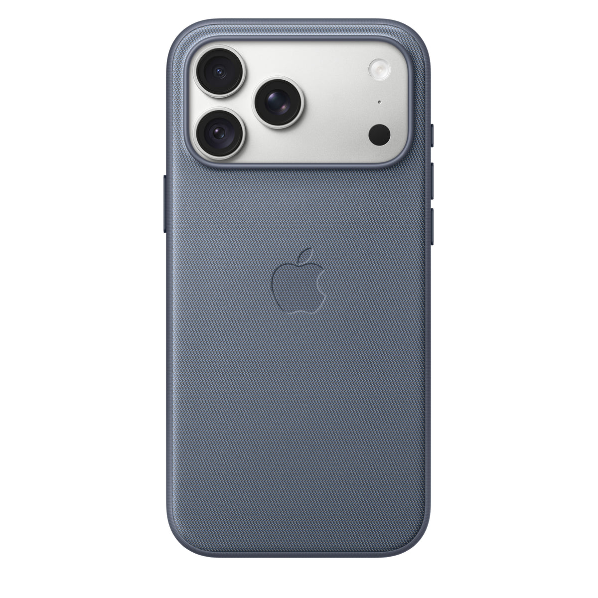 Capa em tecido TechWoven com MagSafe para iPhone 18 Pro Max – Azul cambraia