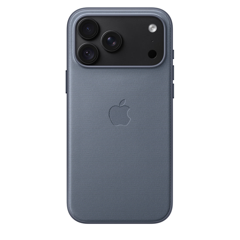 Capa em tecido TechWoven com MagSafe para iPhone 18 Pro Max – Azul cambraia