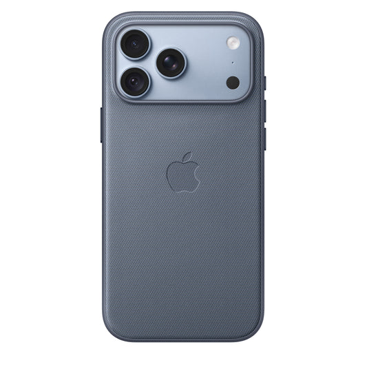 Capa em tecido TechWoven com MagSafe para iPhone 18 Pro Max – Azul cambraia