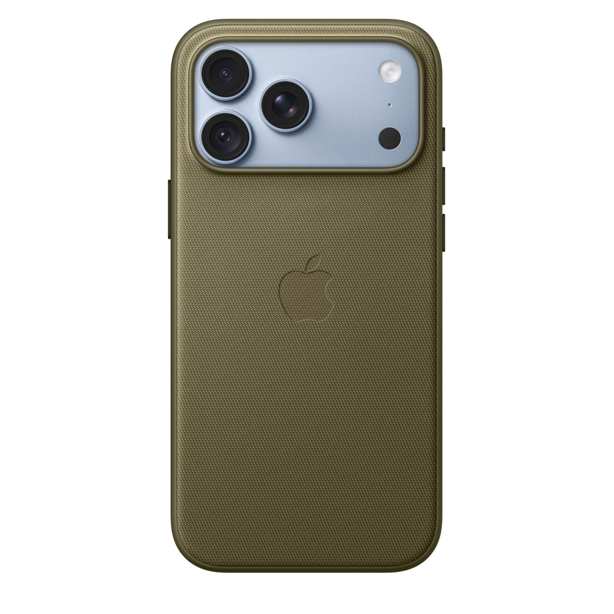 Capa em tecido TechWoven com MagSafe para iPhone 18 Pro Max – Azeitona