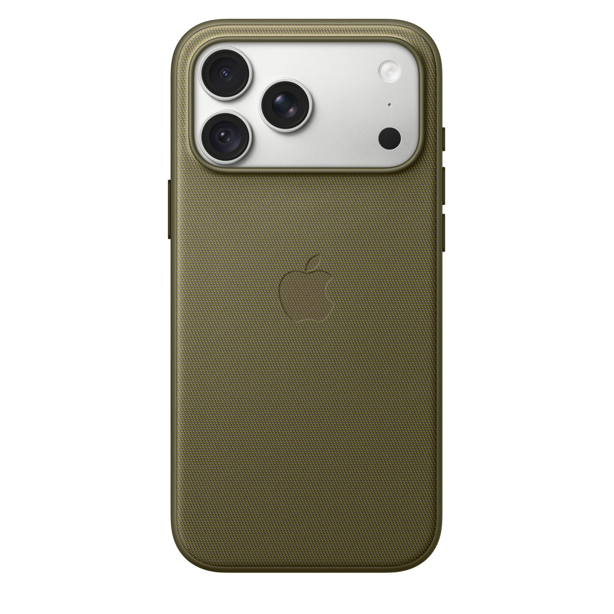 Capa em tecido TechWoven com MagSafe para iPhone 18 Pro Max – Azeitona