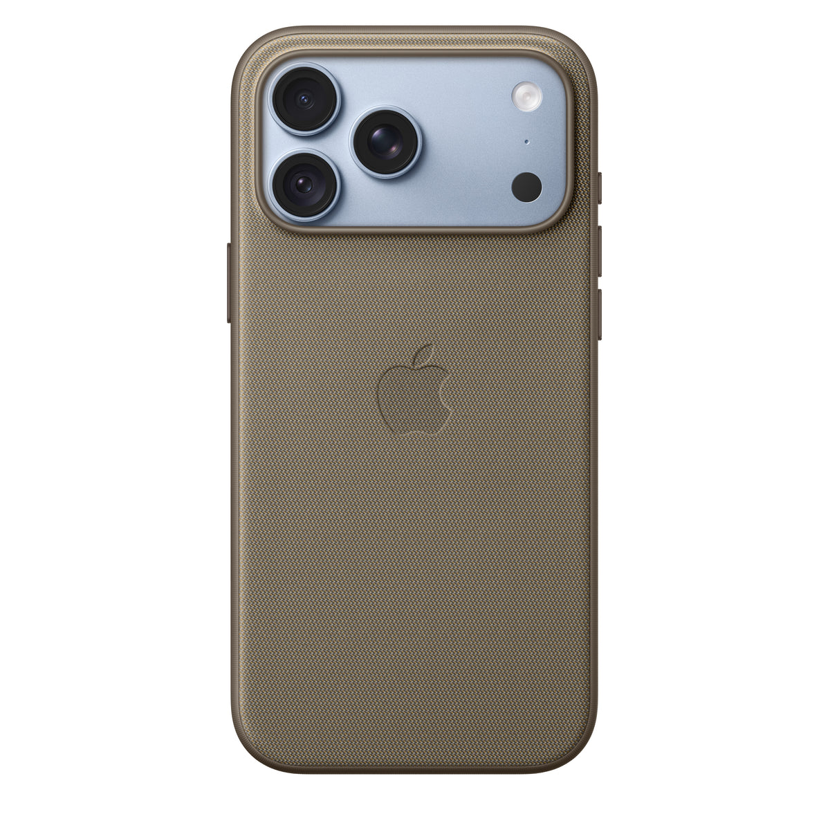 Capa em tecido TechWoven com MagSafe para iPhone 18 Pro Max – Castanho‑toupeira