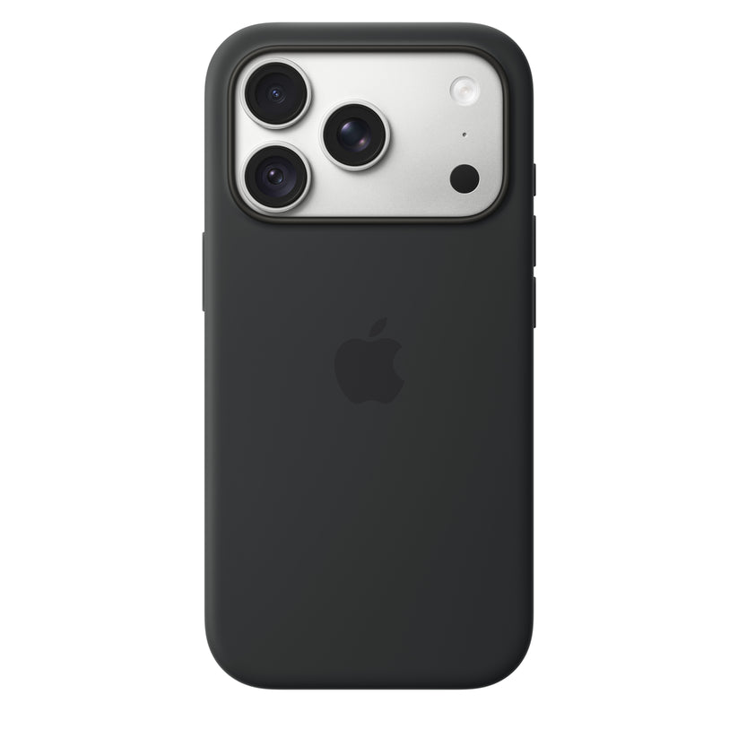 Capa em silicone com MagSafe para iPhone 18 Pro - Preto