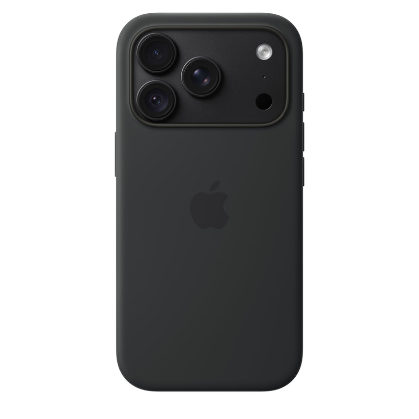 Capa em silicone com MagSafe para iPhone 18 Pro - Preto