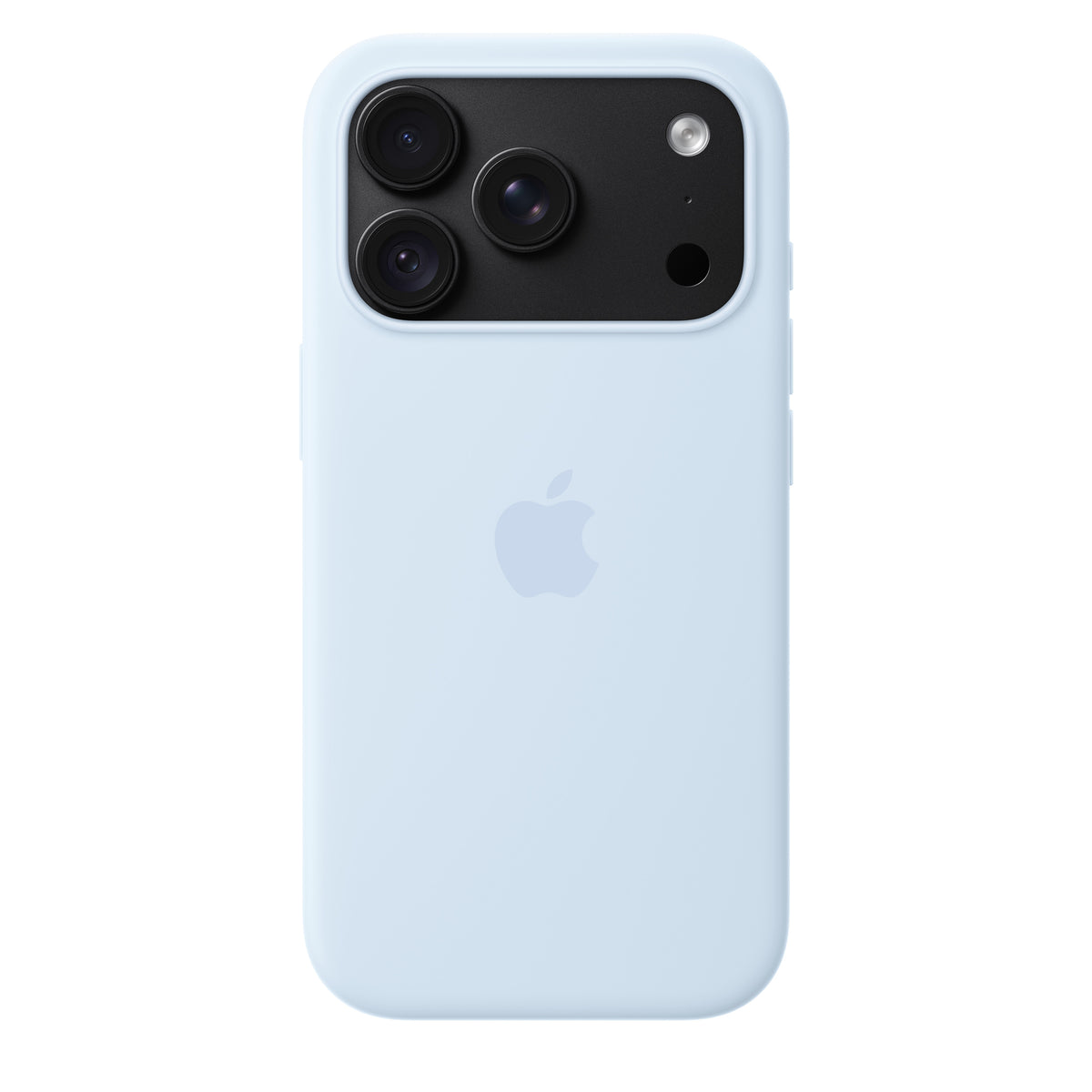 Capa em silicone com MagSafe para iPhone 18 Pro ‑ Azul fresco