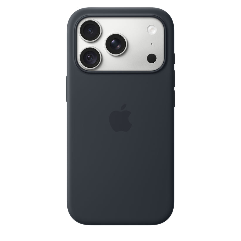 Capa em silicone com MagSafe para iPhone 18 Pro ‑ Azul Navy