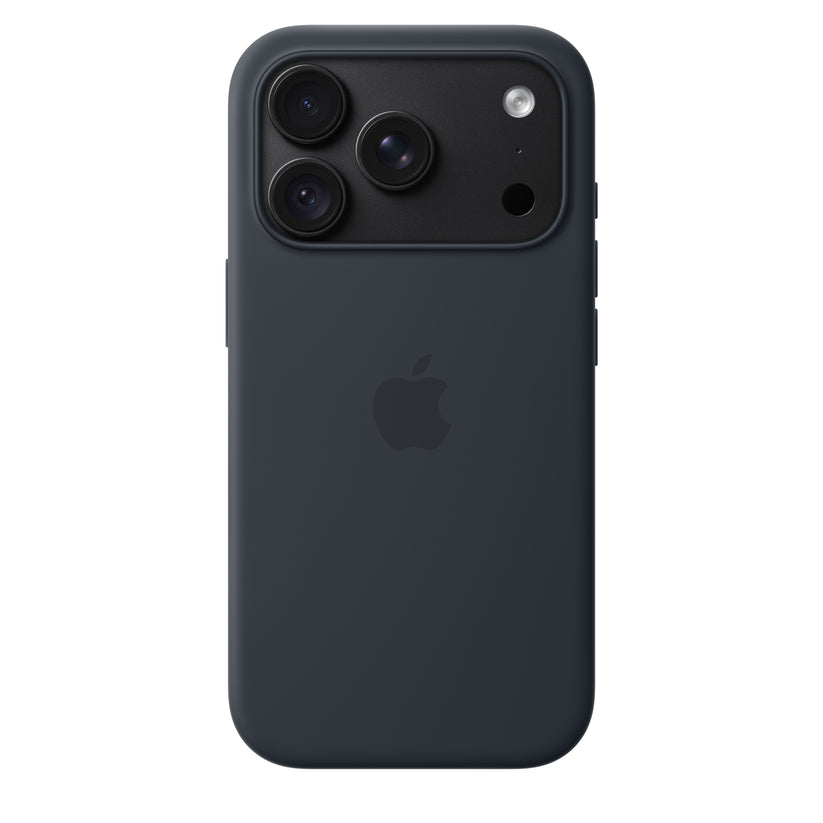 Capa em silicone com MagSafe para iPhone 18 Pro ‑ Azul Navy