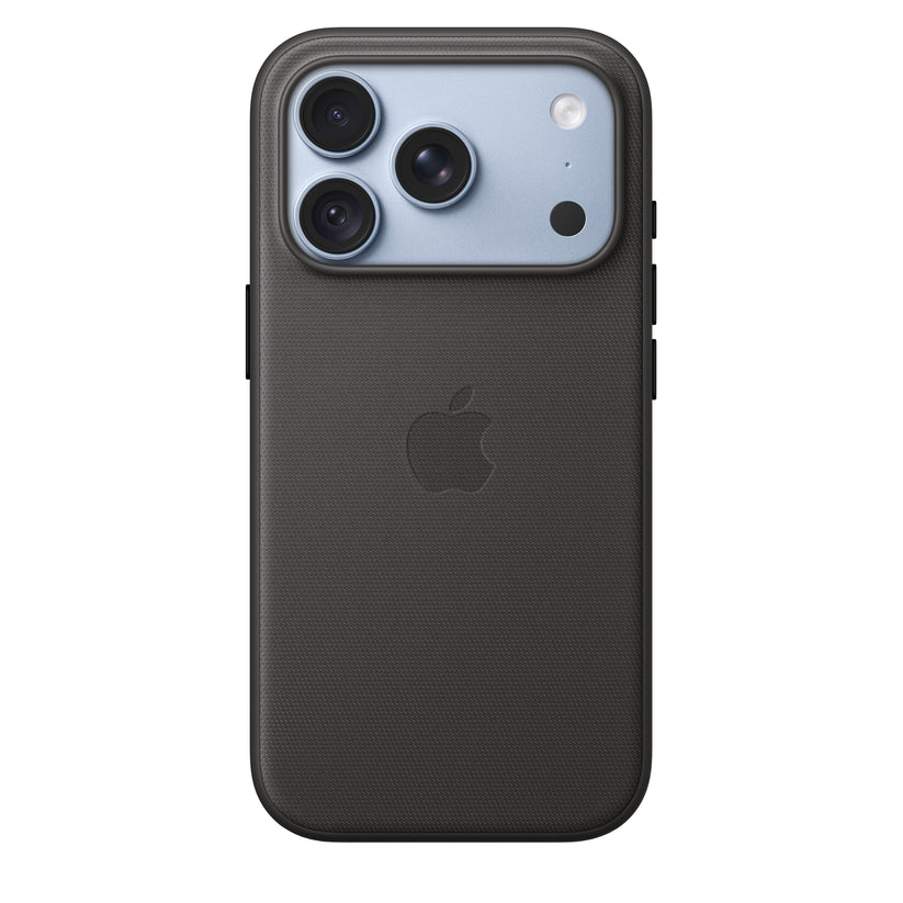 Capa em tecido TechWoven com MagSafe para iPhone 18 Pro – Preto