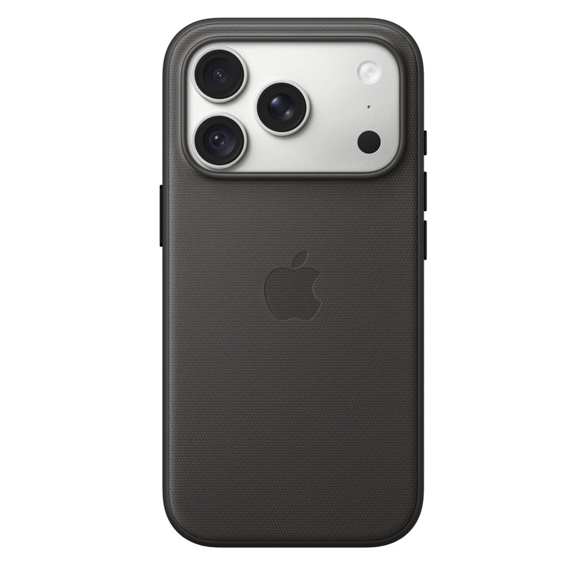 Capa em tecido TechWoven com MagSafe para iPhone 18 Pro – Preto