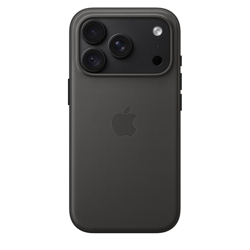 Capa em tecido TechWoven com MagSafe para iPhone 18 Pro – Preto