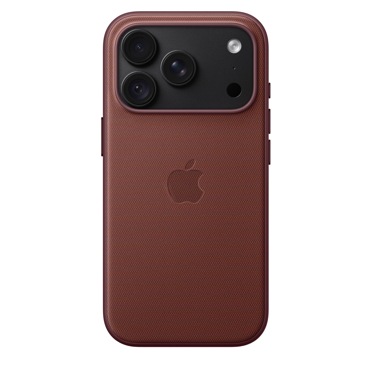 Capa em tecido TechWoven com MagSafe para iPhone 18 Pro – Bordô