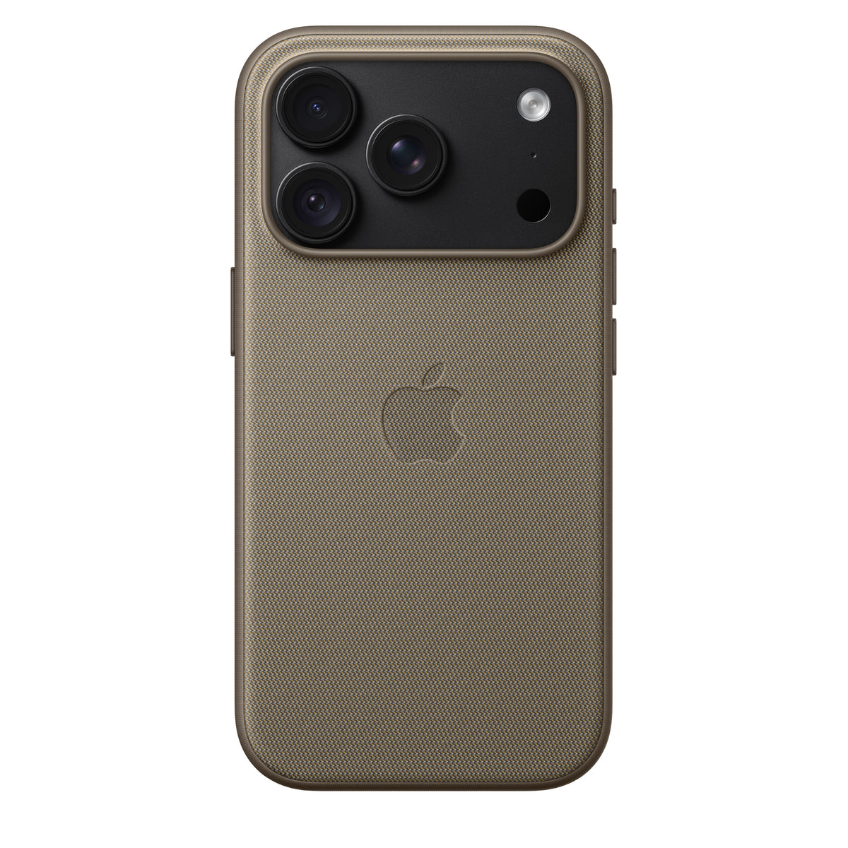 Capa em tecido TechWoven com MagSafe para iPhone 18 Pro – Castanho‑toupeira