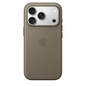 Capa em tecido TechWoven com MagSafe para iPhone 18 Pro – Castanho‑toupeira