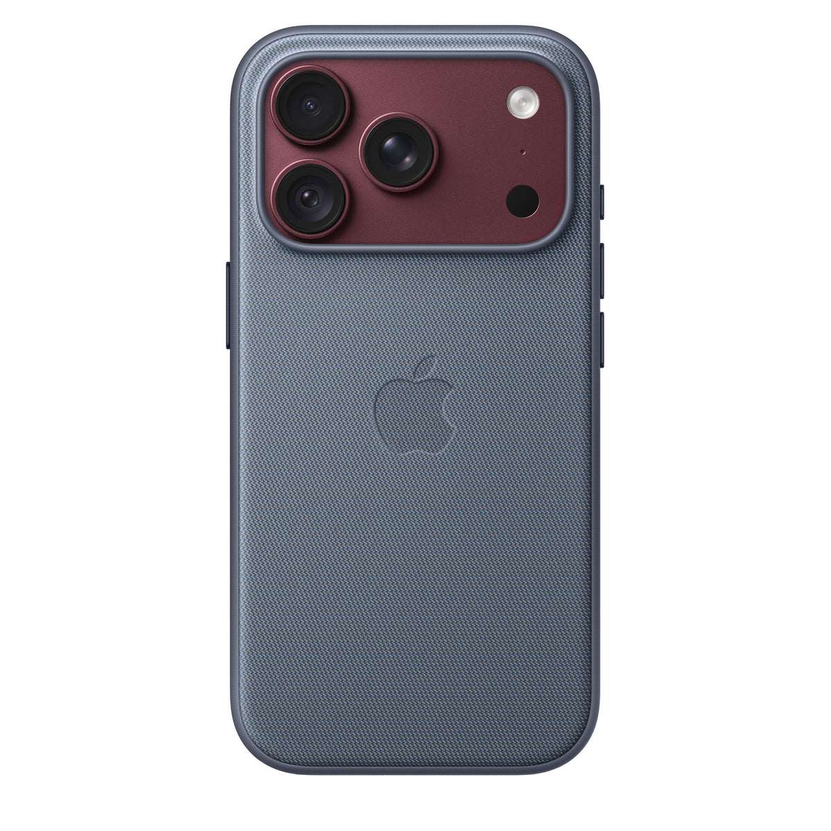 Capa em tecido TechWoven com MagSafe para iPhone 18 Pro – Azul cambraia