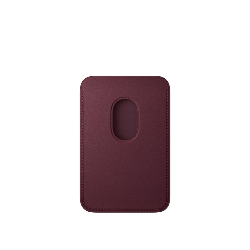 Carteira em tecido FineWoven com MagSafe para iPhone - Bordô