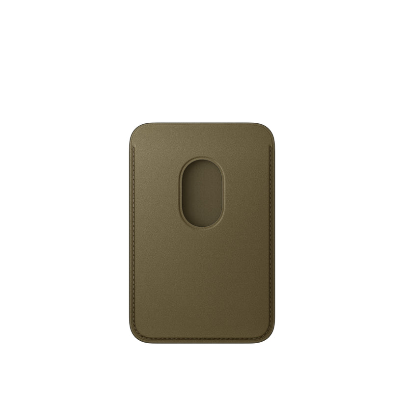 Carteira em tecido FineWoven com MagSafe para iPhone - Verde-azeitona