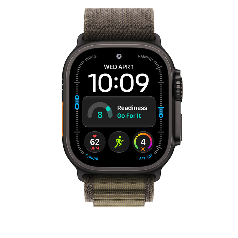 Loop Alpine azeitona de 49 mm - L - acabamento em titânio preto