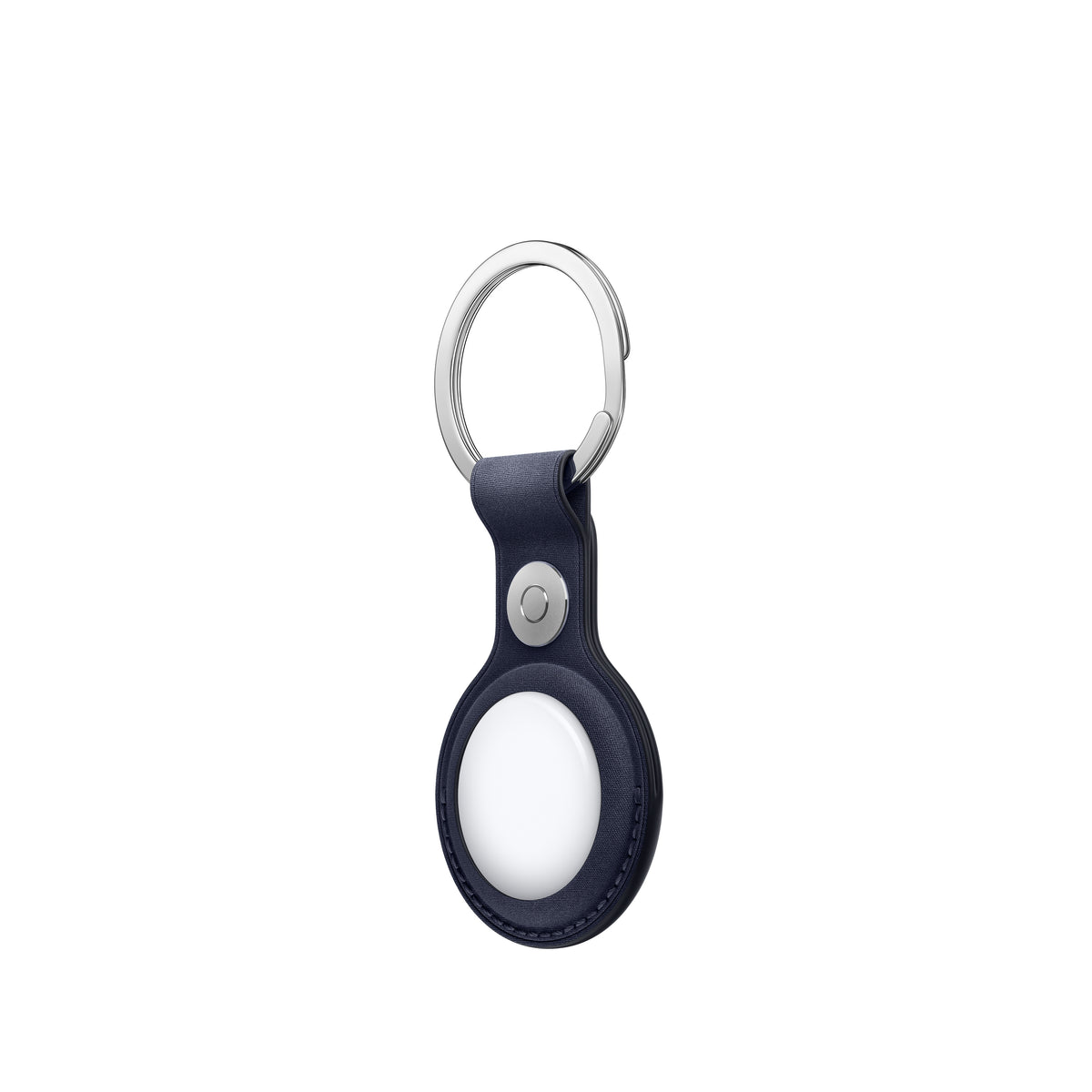 Porta‑chaves em tecido FineWoven para AirTag - Azul navy